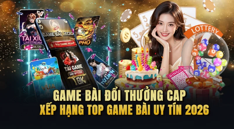 Bảng xếp hạng top game bài đổi thưởng uy tín 2026