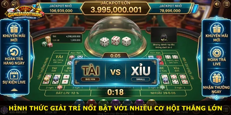 Hình thức giải trí nổi bật với nhiều cơ hội thắng lớn