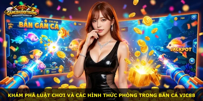 Khám phá luật chơi và các hình thức phòng trong bắn cá Vic88