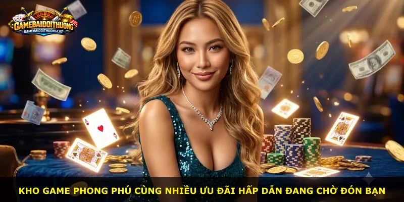 Kho game phong phú cùng nhiều ưu đãi hấp dẫn đang chờ đón bạn