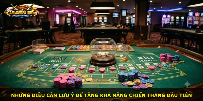 Những điều cần lưu ý để tăng khả năng chiến thắng đầu tiên