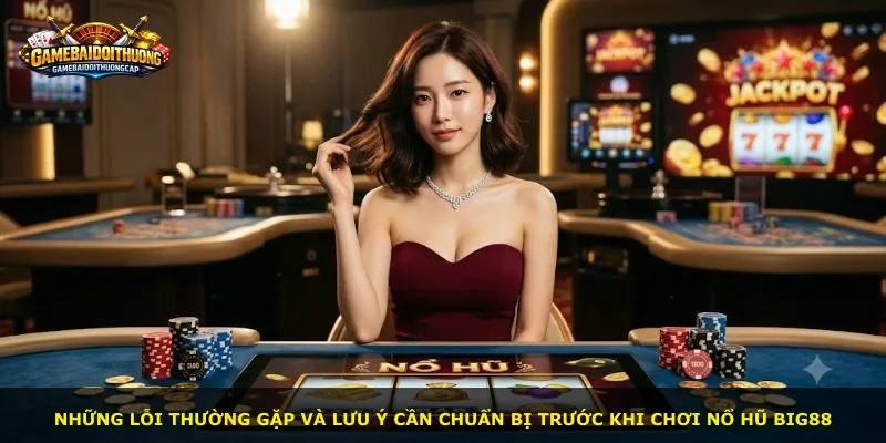 Những lỗi thường gặp và lưu ý cần chuẩn bị trước khi chơi Nổ Hũ Big88
